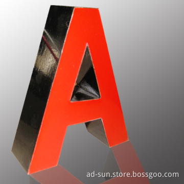 Illuminated and Non-Illuminated 3D Steel Fabricated Channel Letters